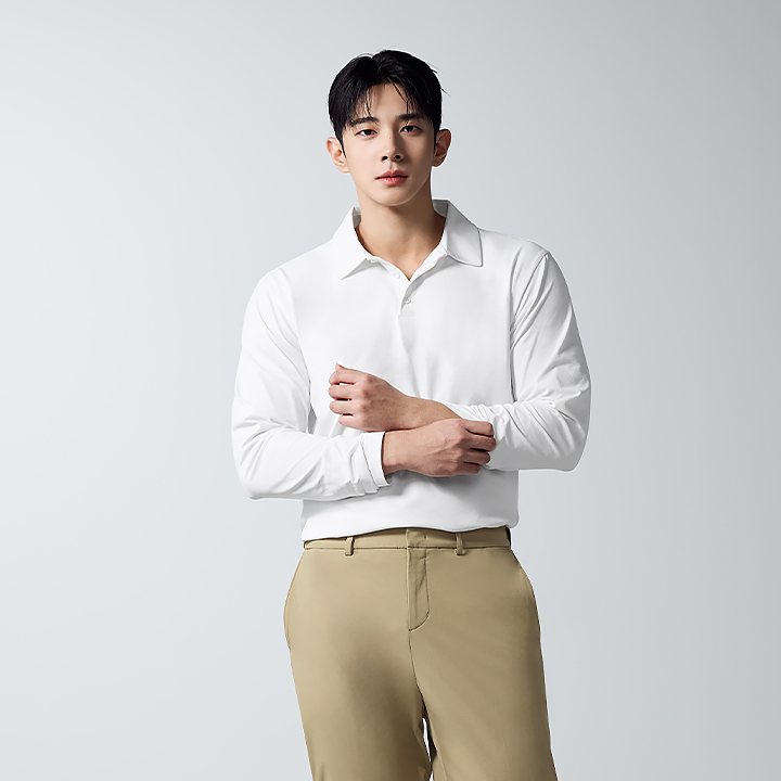 XMMLP01J1 Ecodex Men's Polo Longsleeve Top