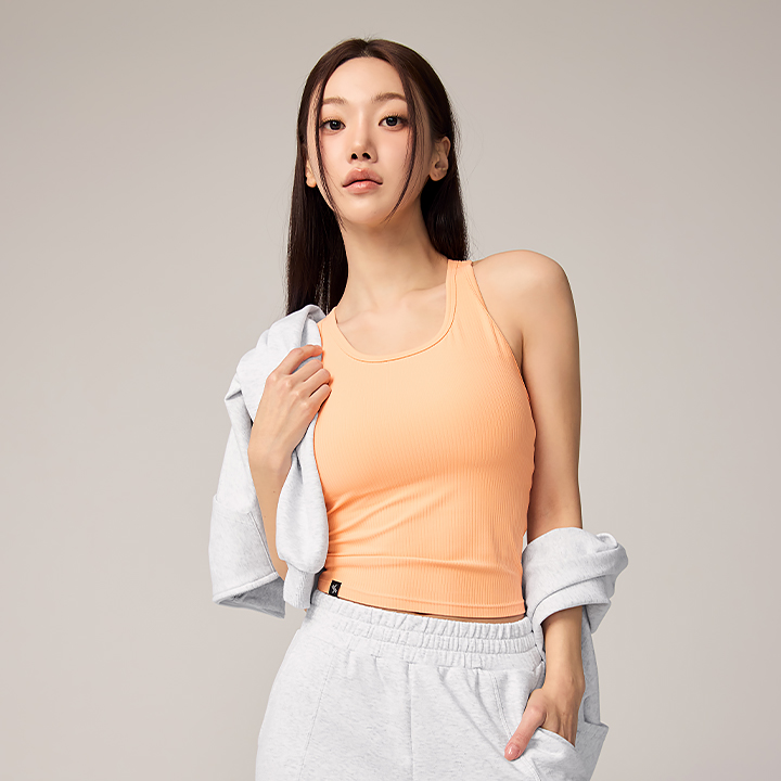 XWFBR03J1 Salmon Peach Top