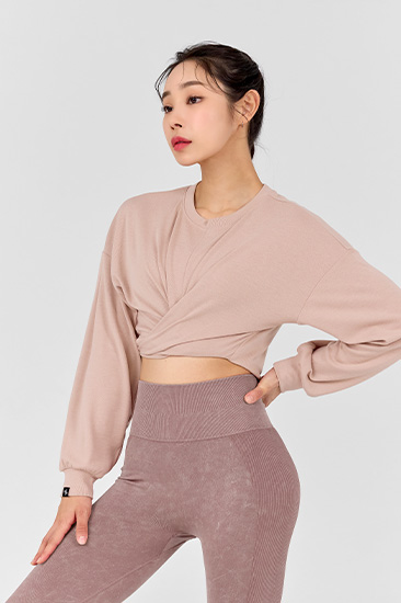 XWFLT07H3 Milk Pink Top