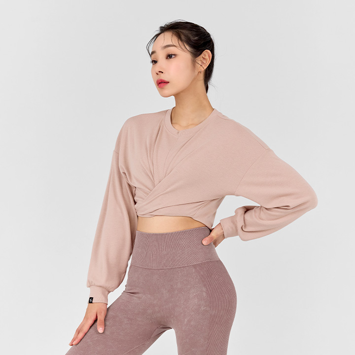 XWFLT07H3 Milk Pink Top