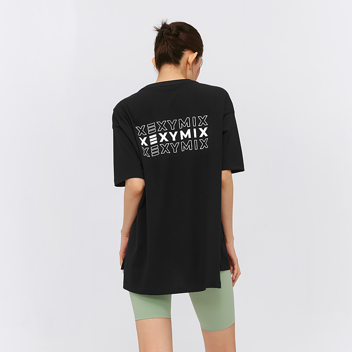 XFK2TS1111 Philipper Cotton Overfit T-shirt Black TOP