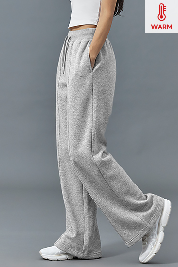 XFK4PT1107 Warm Soft Pintuck Wide Pants Bottom 
