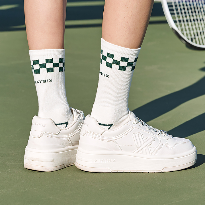XE1103H Checkerboard Crew Socks etc