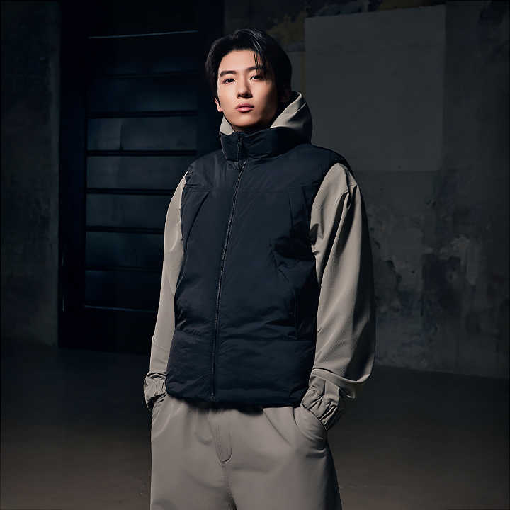 XMK4VP1101 Big Pocket Men's Lightweight Padding Vest top