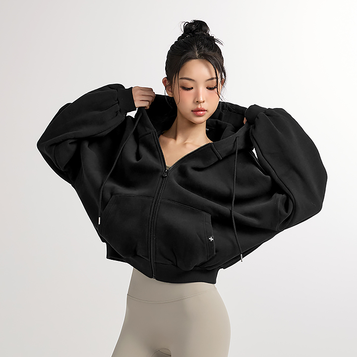 XA5127N Napping Hood Zip up TOP