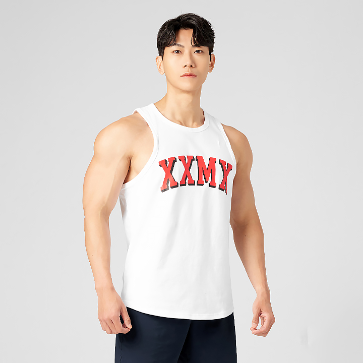 XT2217G Pure Cotton Arch Logo Sleeveless Top