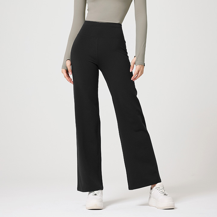 XWFLG08H3_XWFLG09H3 Zella Intention Fleece-Lined Wide-Leg Leggings BOTTOM