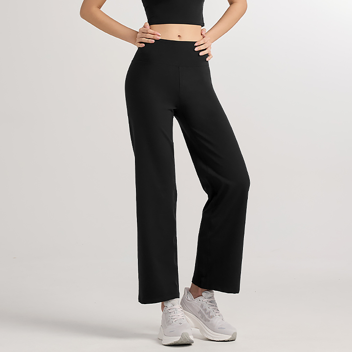 XWFLG08H3_XWFLG09H3 Zella Intention Fleece-Lined Wide-Leg Leggings BOTTOM