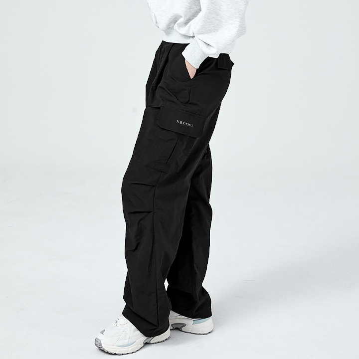 XFK1PP1103 Wide Pants Black BOTTOM