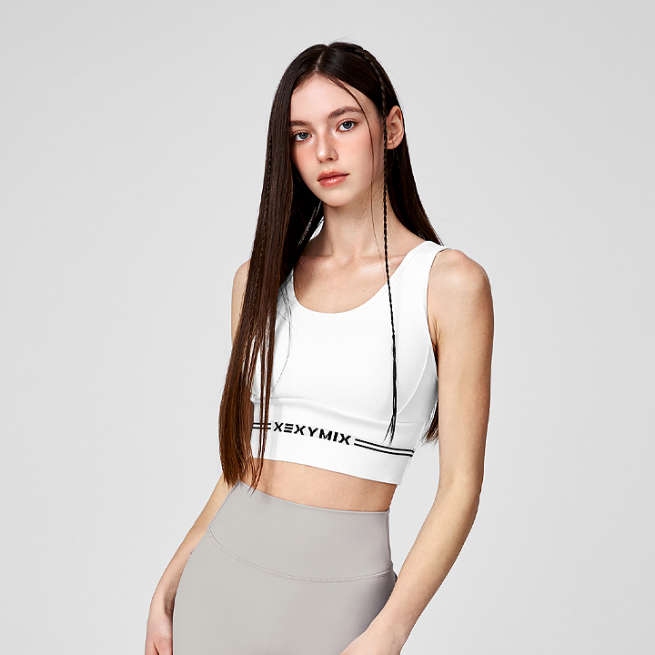 XFK2BC1501 Black Label Signature Power Rise logo Banding top Ivory Top