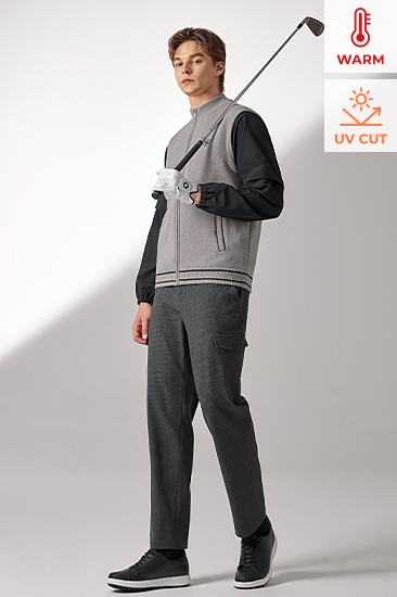 XMK3PP1203 Check Napping Tapered Pants BOTTOM