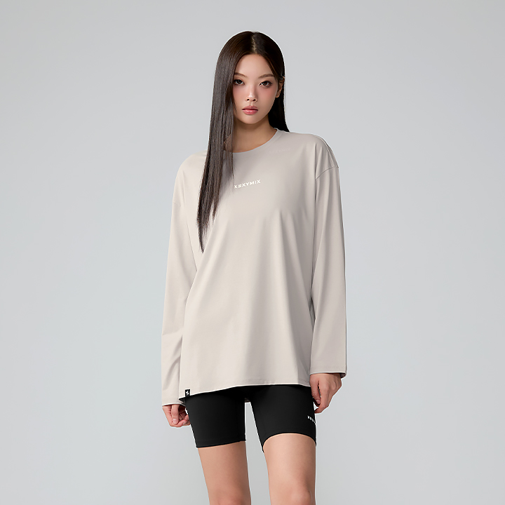 XTFLT01J1 Daily Feather Basic Long Top