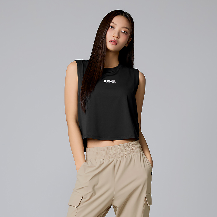 XTFSL04J2 Daily Feather Cover-Up Sleeveless TOP