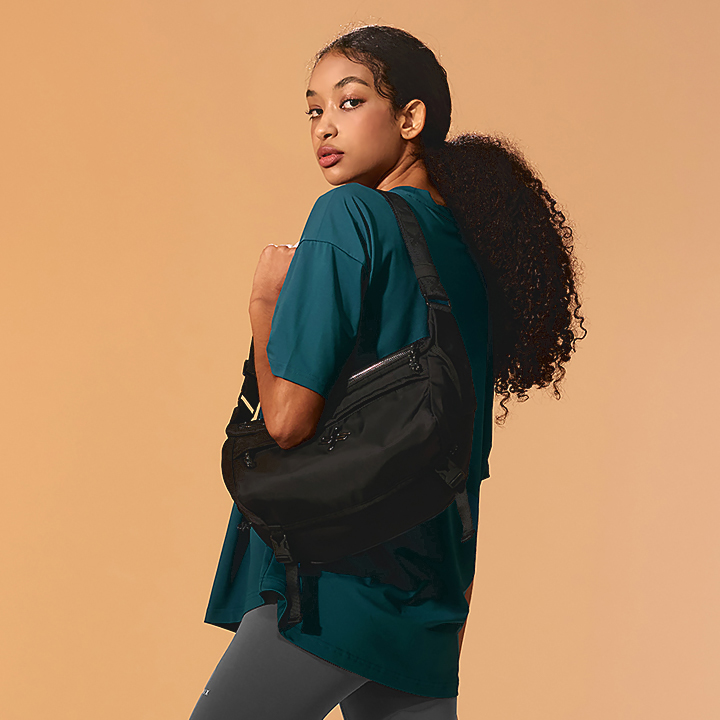 XEB205M Biker Hip Sack Black Etc