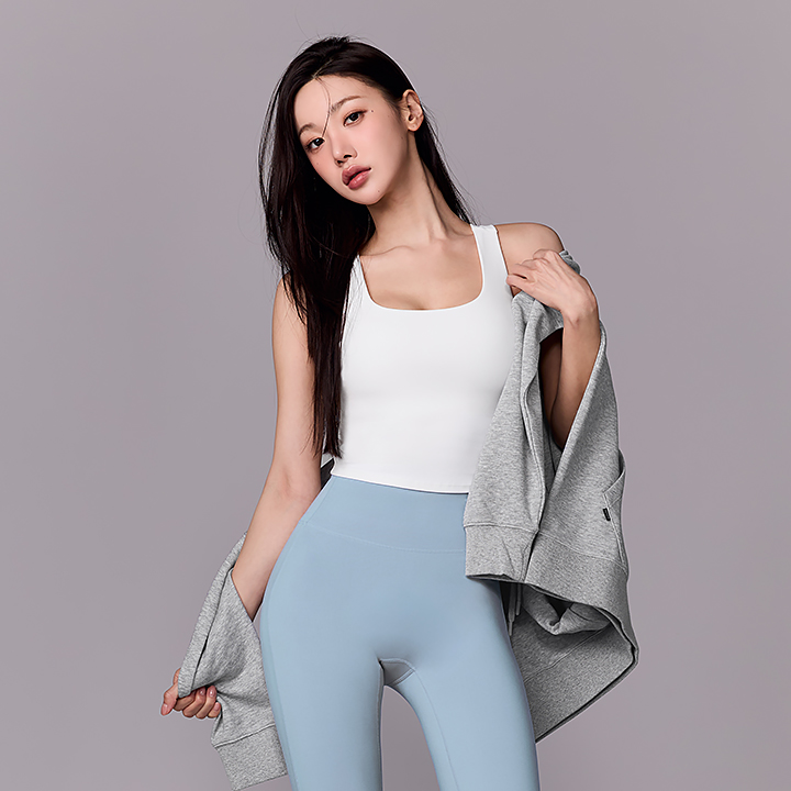 XWFBR04H2 Soft Square Neck Top