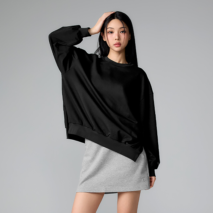 XFL1TL1106 Soft Side Slit Man to Man Top