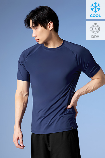 XML2TS1004 Ice Scent Men's Muscle Fit Short Top