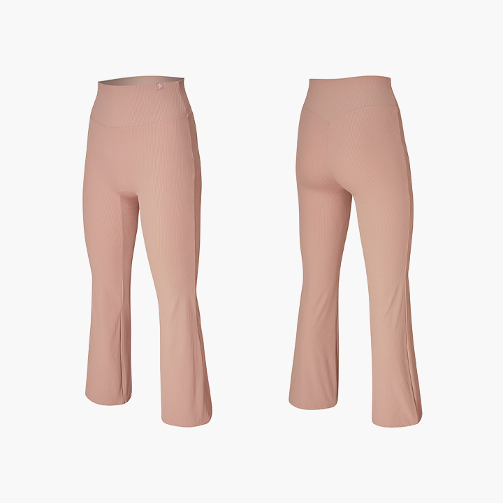 XWFLG10J3 Comfort Tension Ribbed Boots Cut Pants Bottom