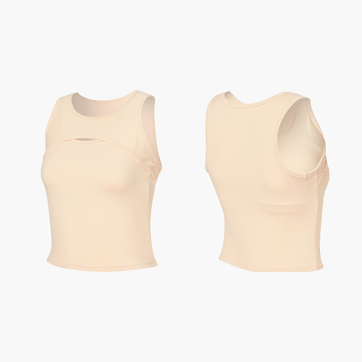 XWFCT03J2 Rounded Overlap Tank Top