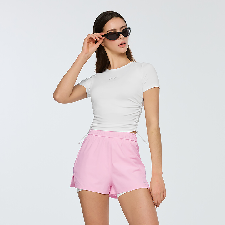 XFL2TS1003 RX Side Shirring Short Top
