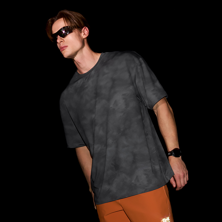 XML2TS1002 RX Men's Ice Feather Tie Dye Short Top