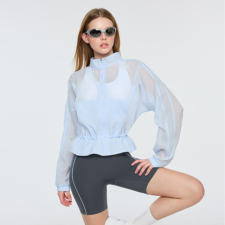 XFL1JL1005 RX light mesh-up windbreaker top