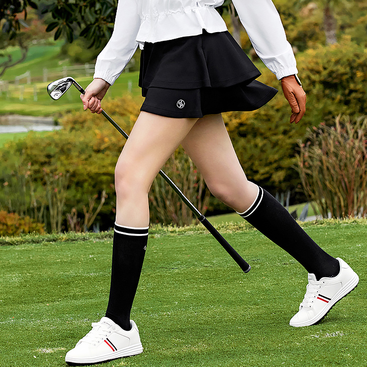 XGFSK05J2 double Tiered Flare Skirt bottom