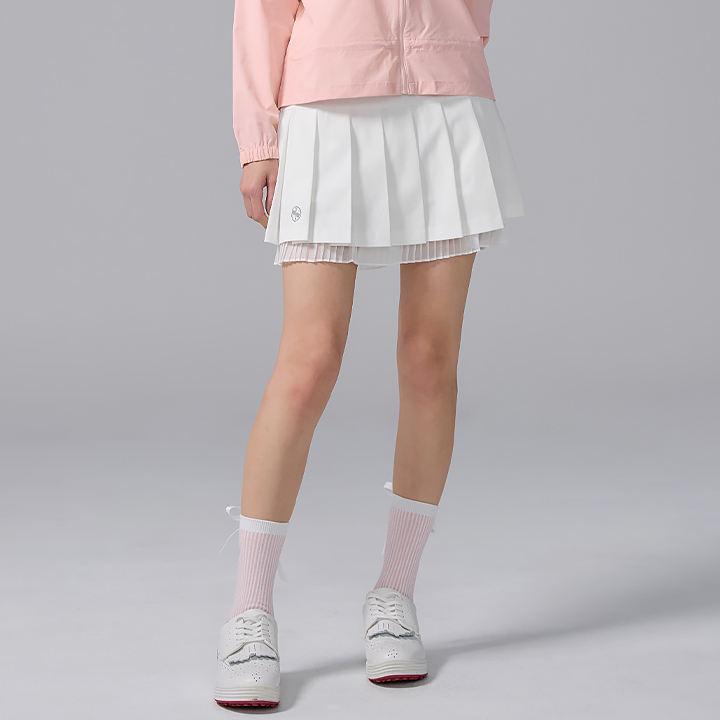 XGFSK36J2 Chiffon Mix Culotte Skirt 2.0 BOTTOM