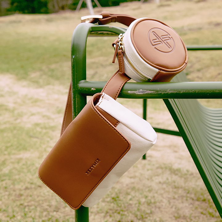 GAB221L Oatmeal Brown Pouch Etc