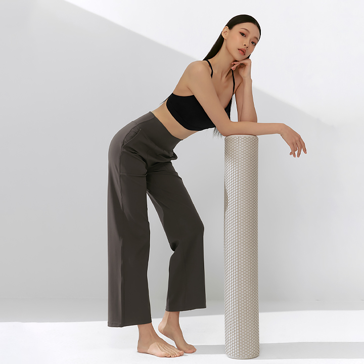 XFK2LL1502 Black Label Signature PowerRise Pocket Wide Leggings London Night Brown BOTTOM