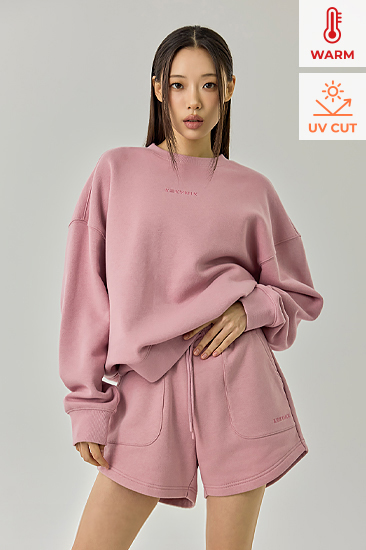 XFK3TL1113 Softly Napping loose fit Sweat Shirts TOP
