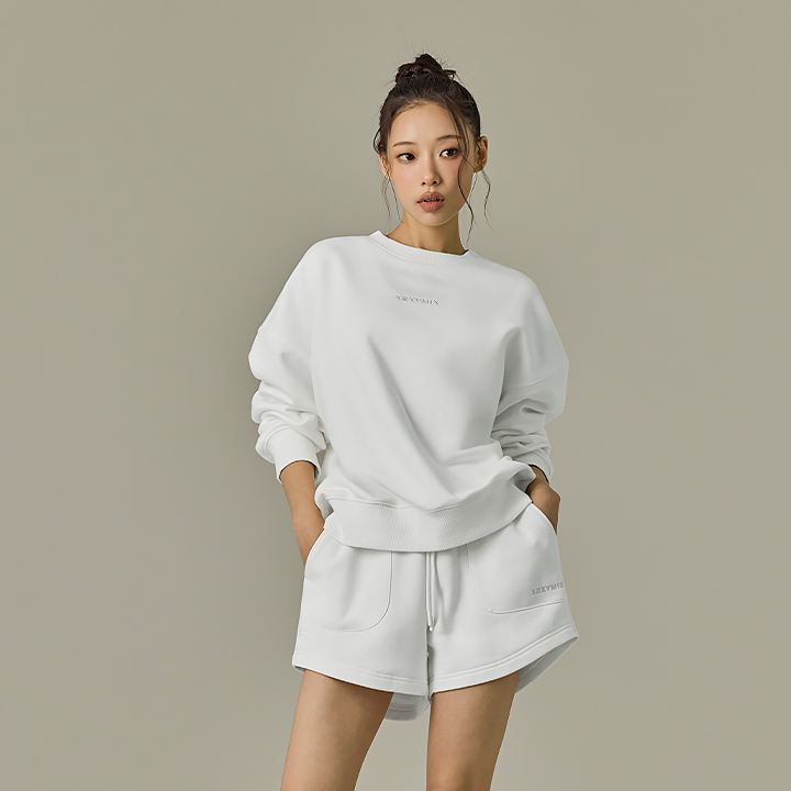 XFK3TL1113 Softly Napping loose fit Sweat Shirts TOP