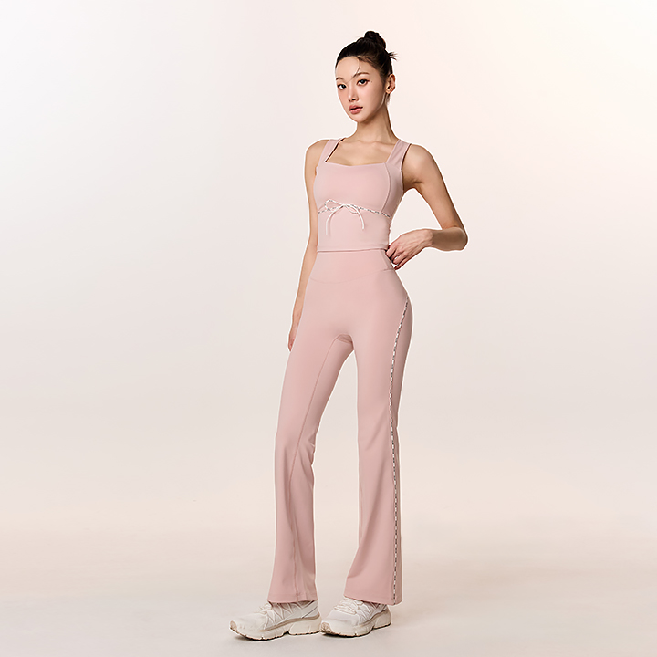 XFL1LL1503 Comfort Fine logo piping boots cut leggings Bottom