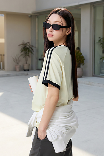 XFL1QS1103 Mesh Trackline Loose Fit Short Top