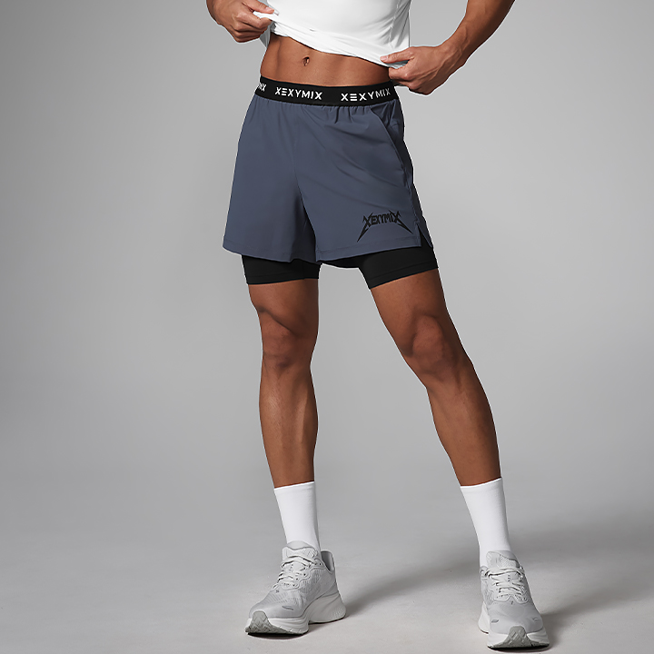 [DEXPICK] XML2PS1010 NX Men's Logo Banding 2-in-1 Shorts BOTTOM