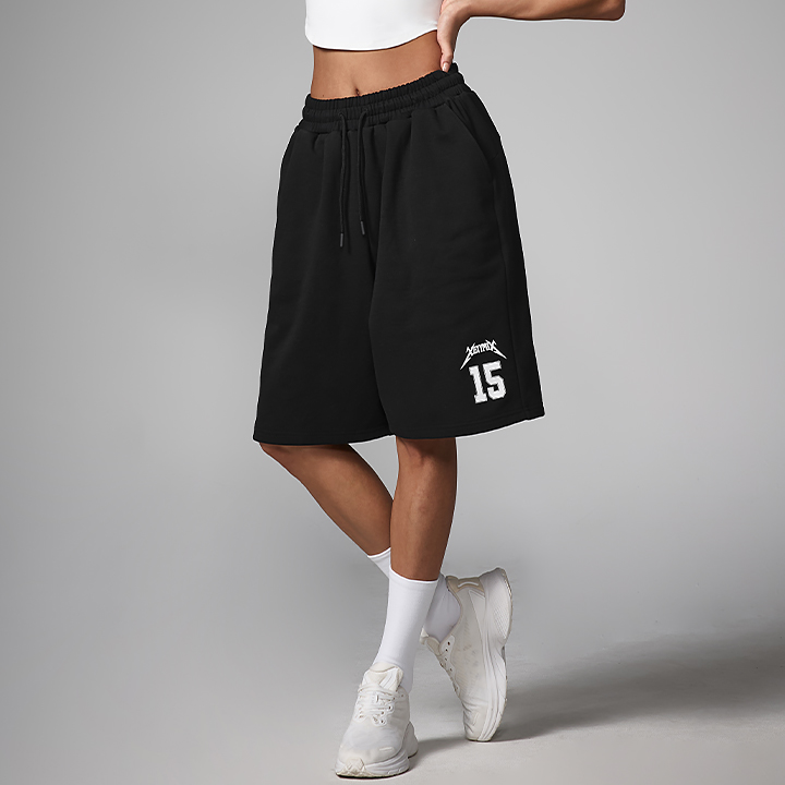 XFL2PS1177 NX Women's Sporty Sweat Bermuda Shorts bottom