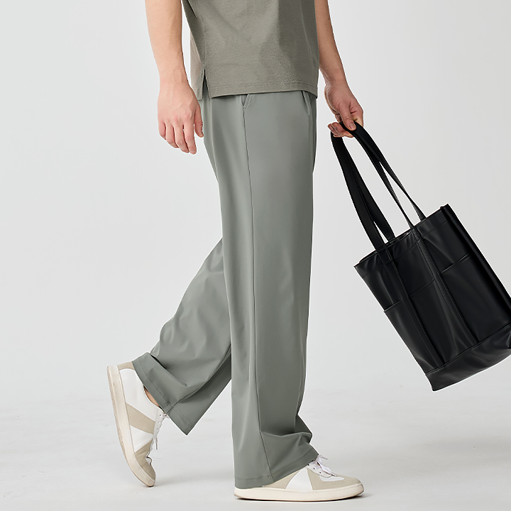 XML1PP1103 Elastic Banding Semi-Wide Pants BOTTOM