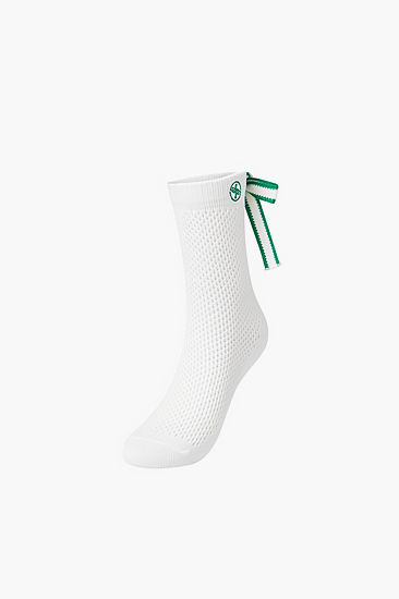 XGFGS02J0 Non-slip bowknot net crew socks etc