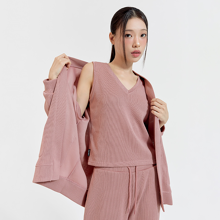 XFK3TE1104 Cozy V-neck Sleeveless TOP