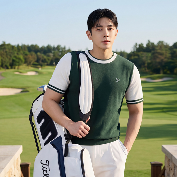 XML2ER1203 Mens Knit Short Sleeve TOP