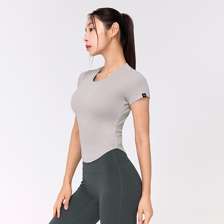 XWFST08H2 Gray Silver Top