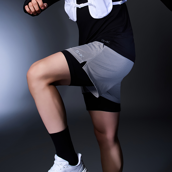 XML2PS1011 RX Men's Aero Mesh 2-in-1 Shorts bottom