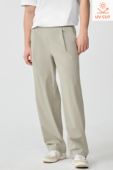 XML1PP1103 Elastic Banding Semi-Wide Pants BOTTOM