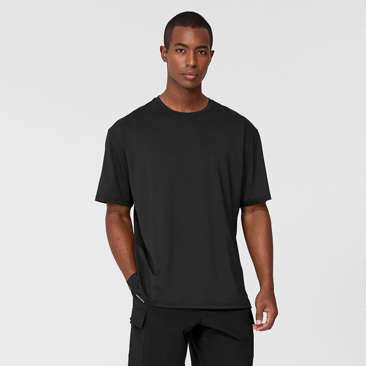 XMMST06H2 Men Ice Feather overfit Shortsleeve Top