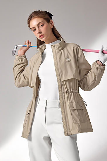 XFK3JL1201 Out Pocket String Wind Jacket TOP
