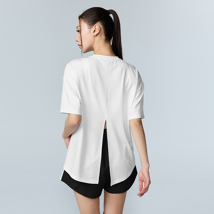 XFL2TS1006 Ice Feather Mesh 2.0 Bag Slit Short Top