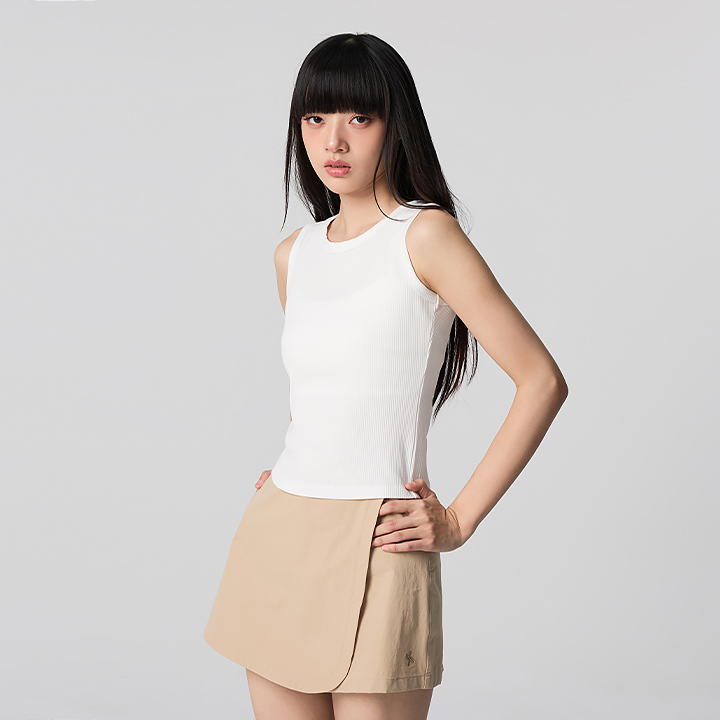 XFL2TE1115 Soft Rib Sleeveless Top