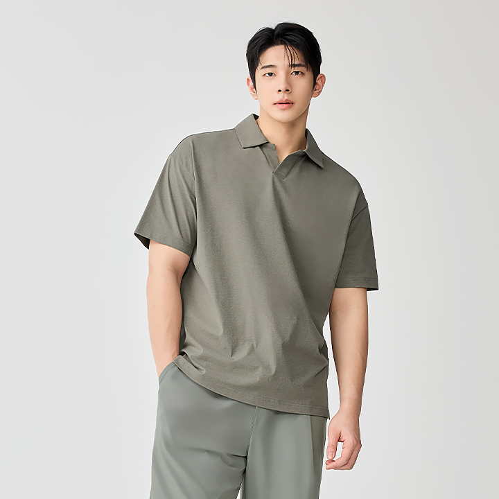 XML2QS1101 Ecodex Men's Open Collar Short Top