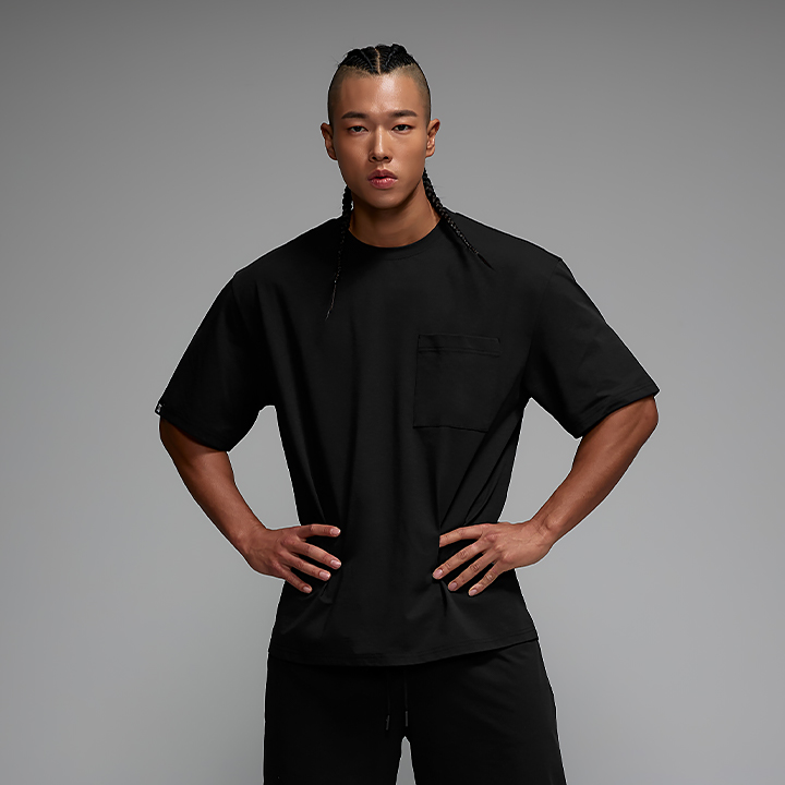 XML2TS1103 Air Mesh Men's Overfit Short Top