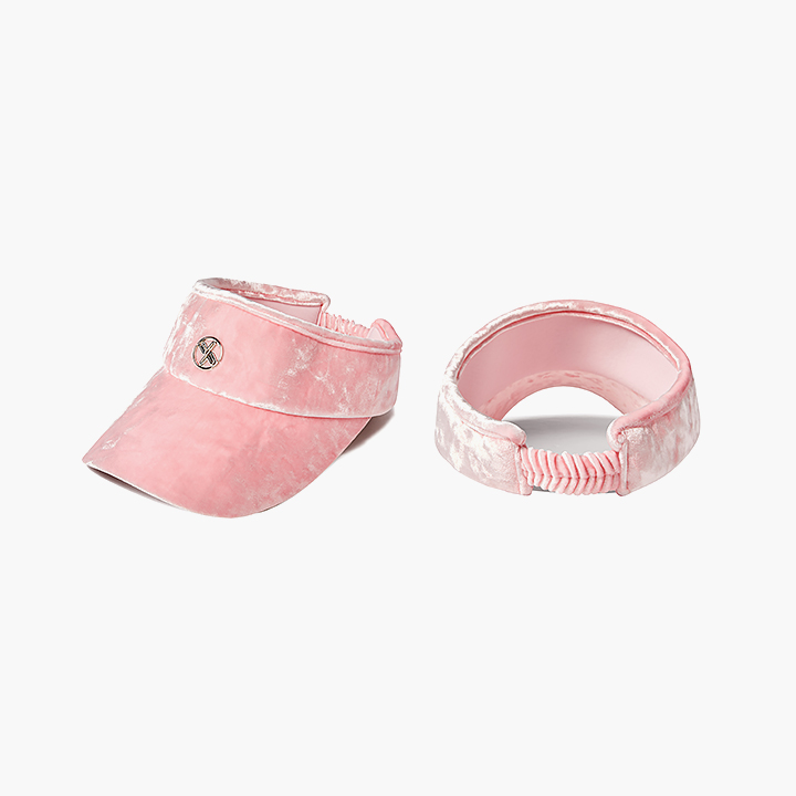 XFK4AC1701 Glow Velour Bowknot Visor ETC